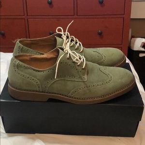 Alfani Oxford men’s shoes. Size 12. Olive green